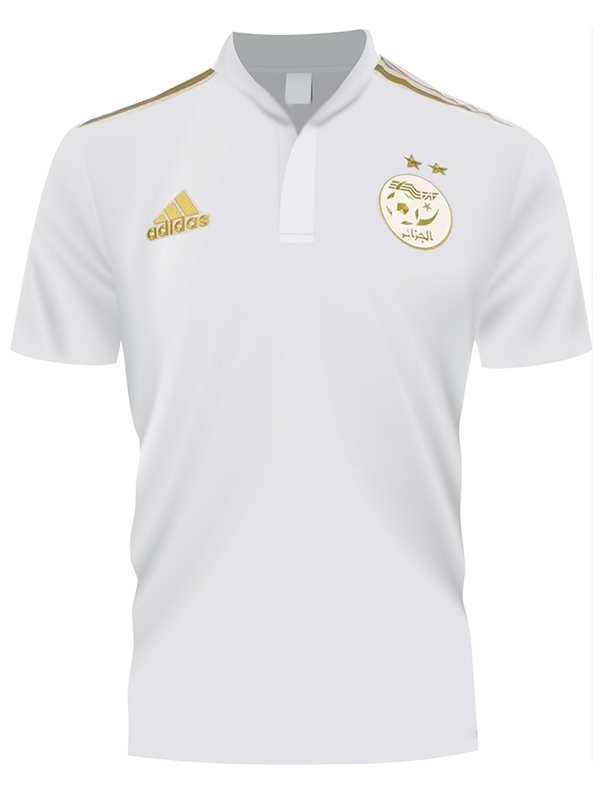Algeria polo maillot de football uniforme de football blanc kit de football pour hommes hauts chemise de sport 2023